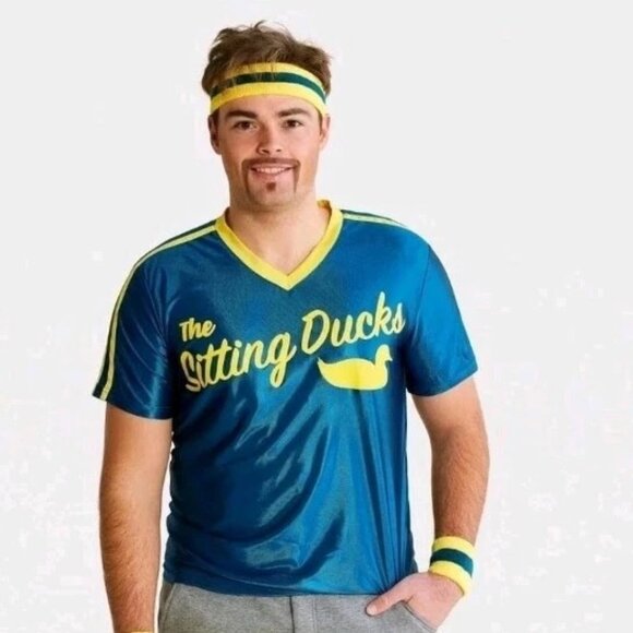 Mens Adult Hyde And Eek DODGEBALL PLAYER Jersey Halloween Costume One Size NWT - Picture 1 of 1